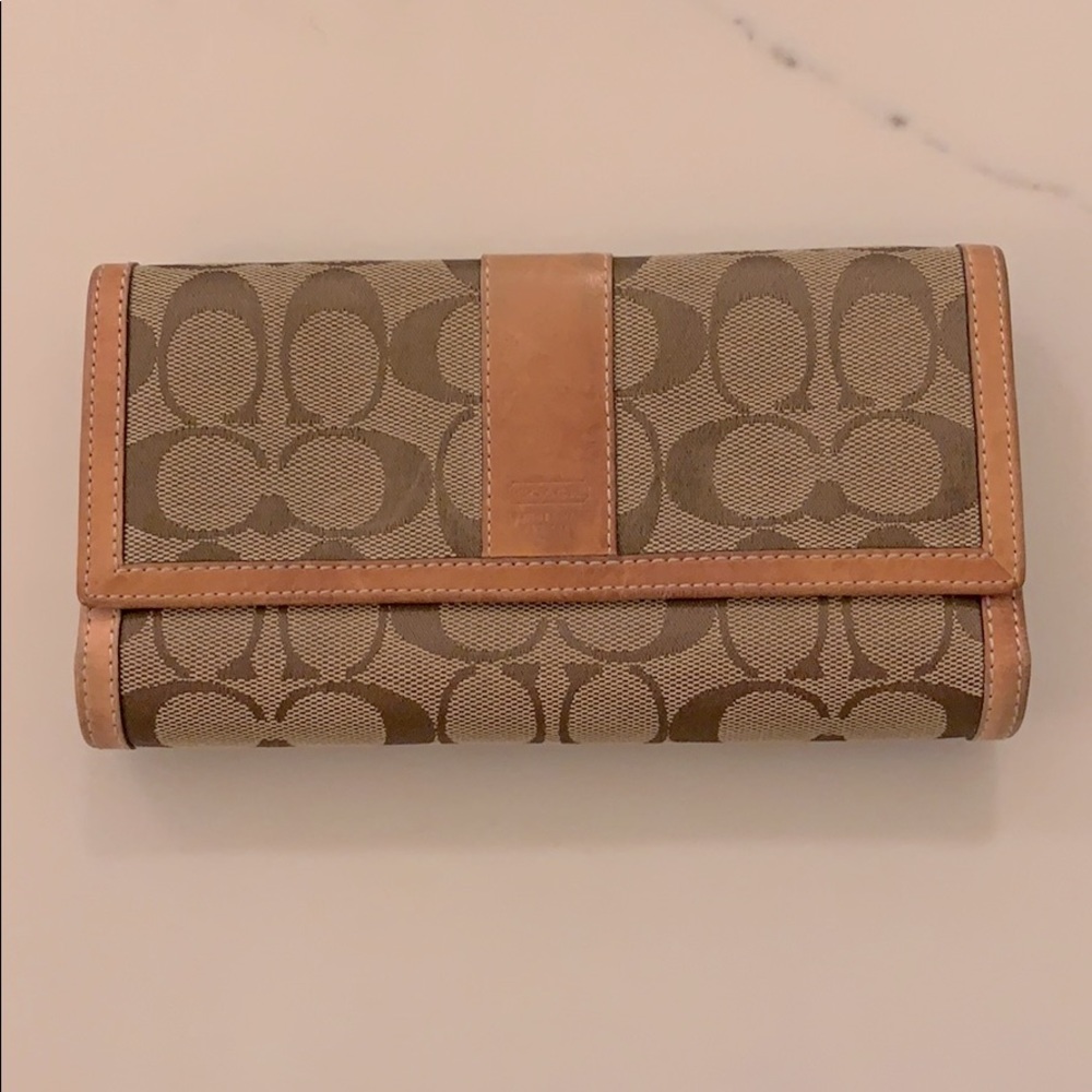 Coach large wallet